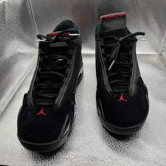Size 8 Air Jordan 14 Retro Mens Black Red Athletic Shoes 311832-002 SEPARATION - Picture 3 of 11
